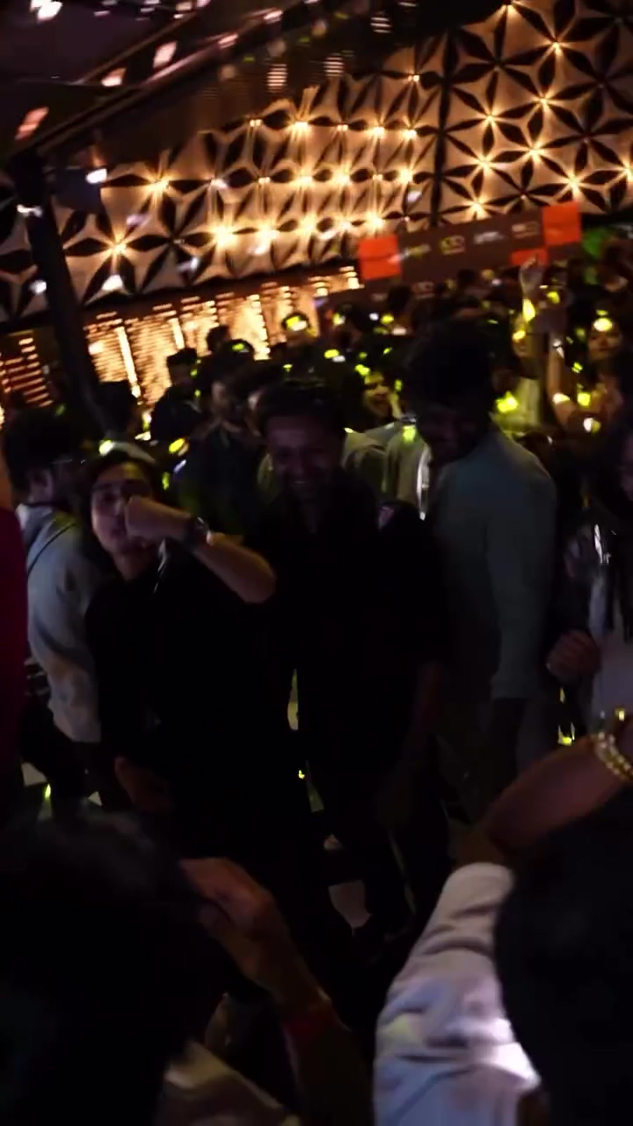 The dance floor on a DJ night