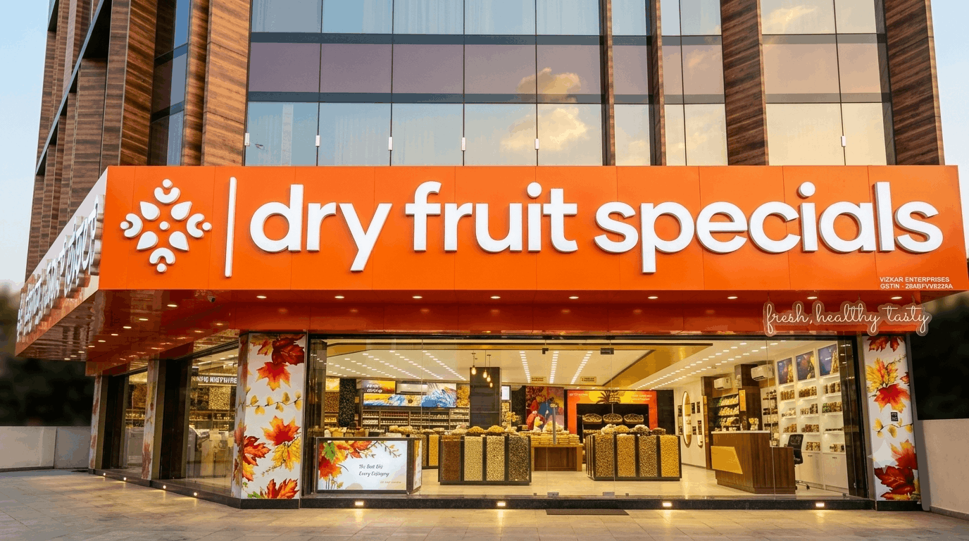 The Dry Fruit Specials storefront on Gokul Road, Hubballi